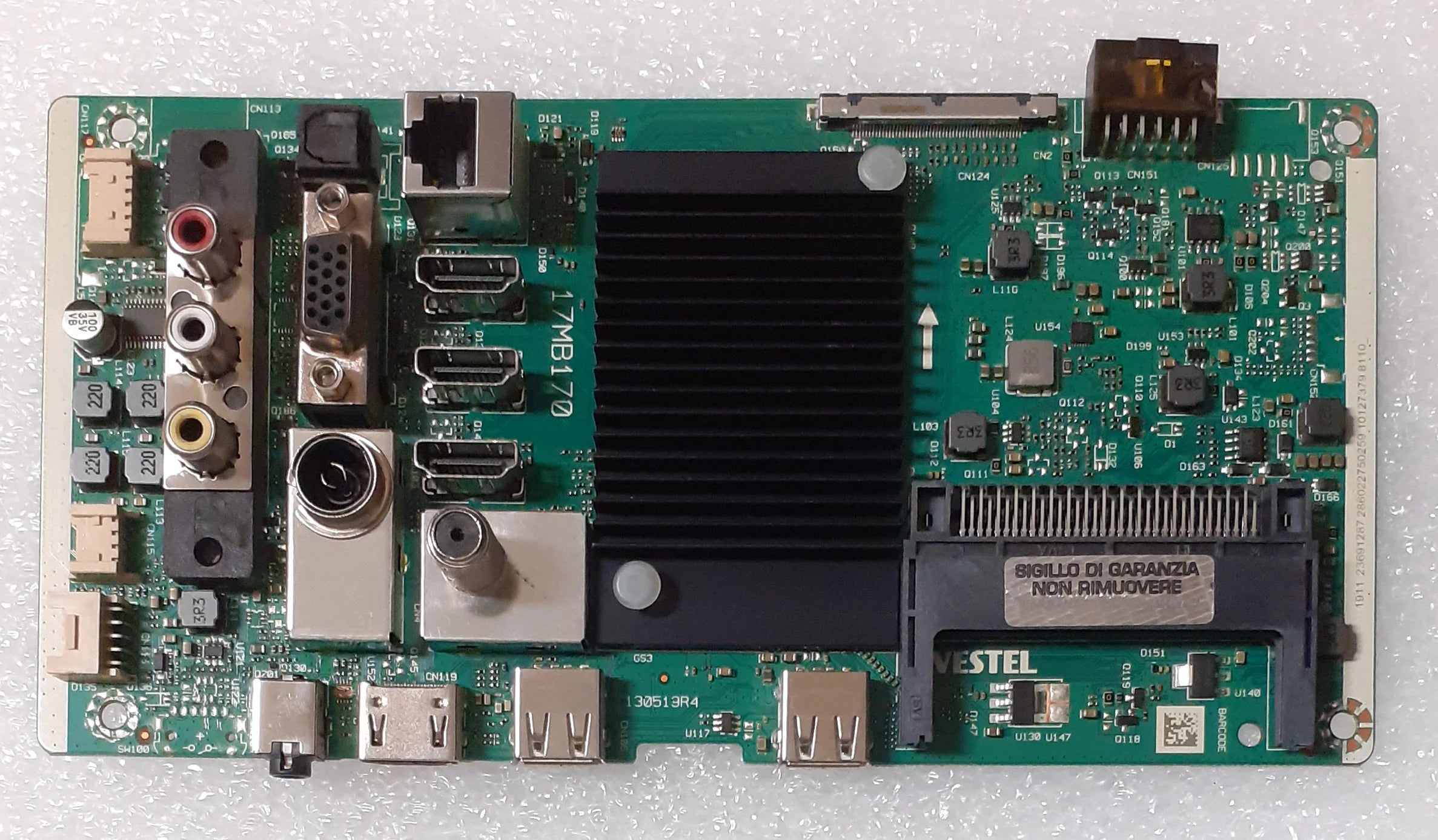 MAIN BOARD 23691287 17MB170 Hitachi 50AHK6151