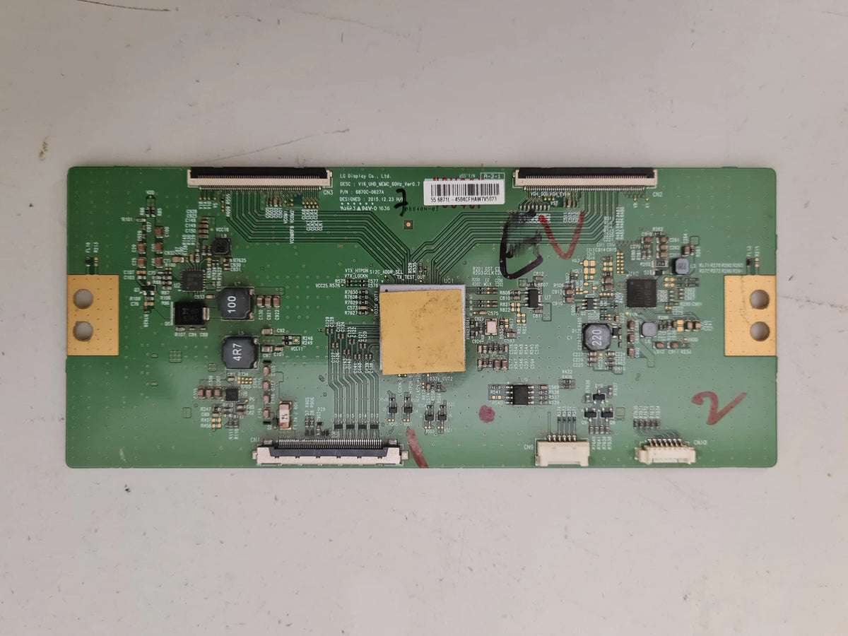 6870C-0627A 6871L4504C T-Con Board Panasonic TH-55DX600A