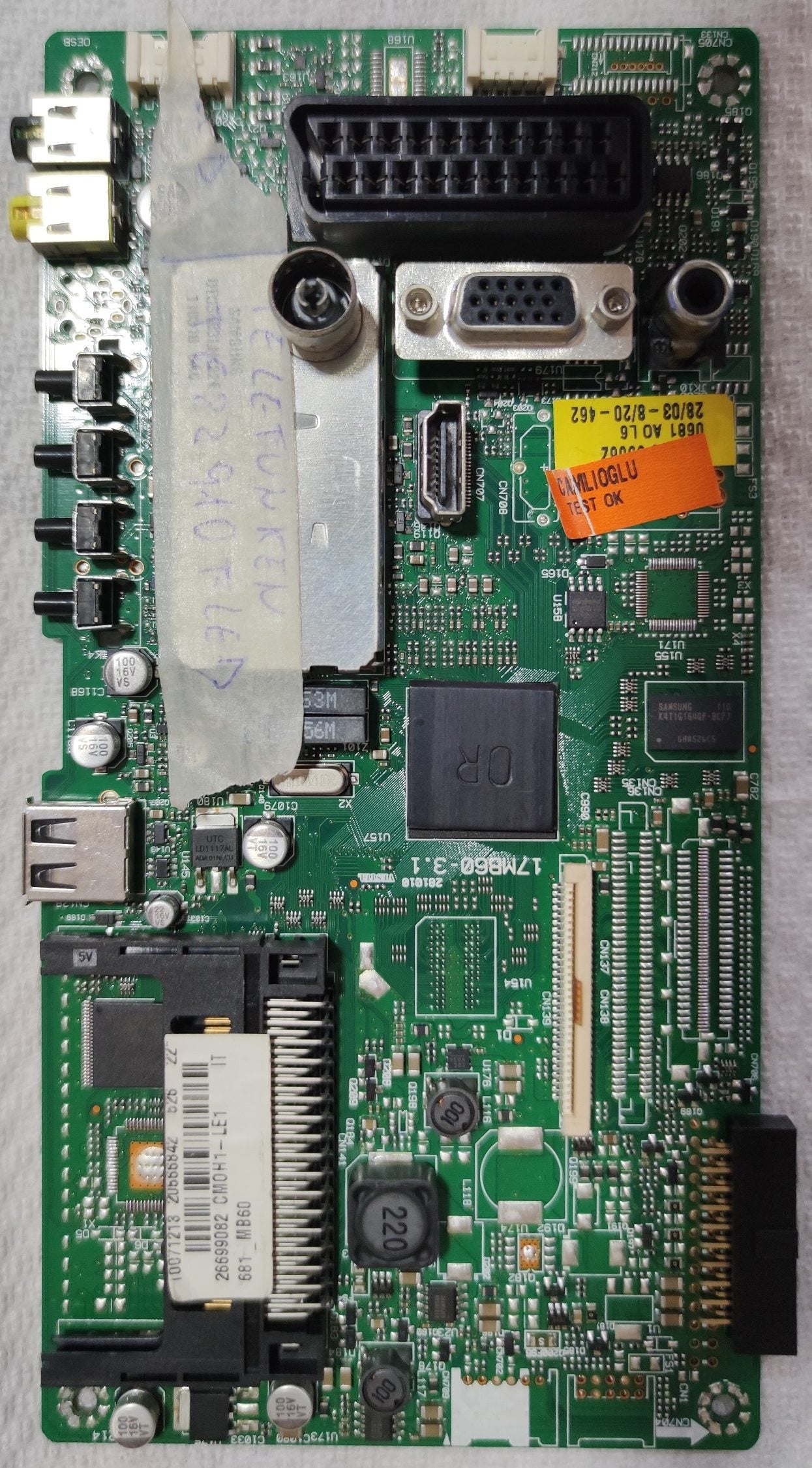 20560849 17MB60-3,1 Scheda Main Vestel
