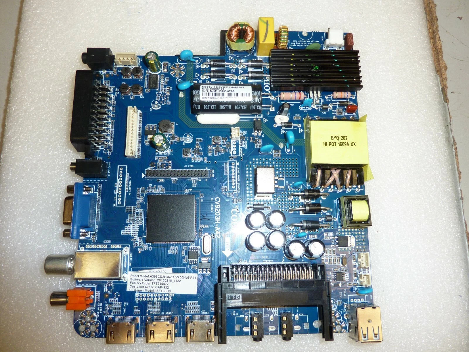 CV9203H-A42 MAIN BOARD Akai