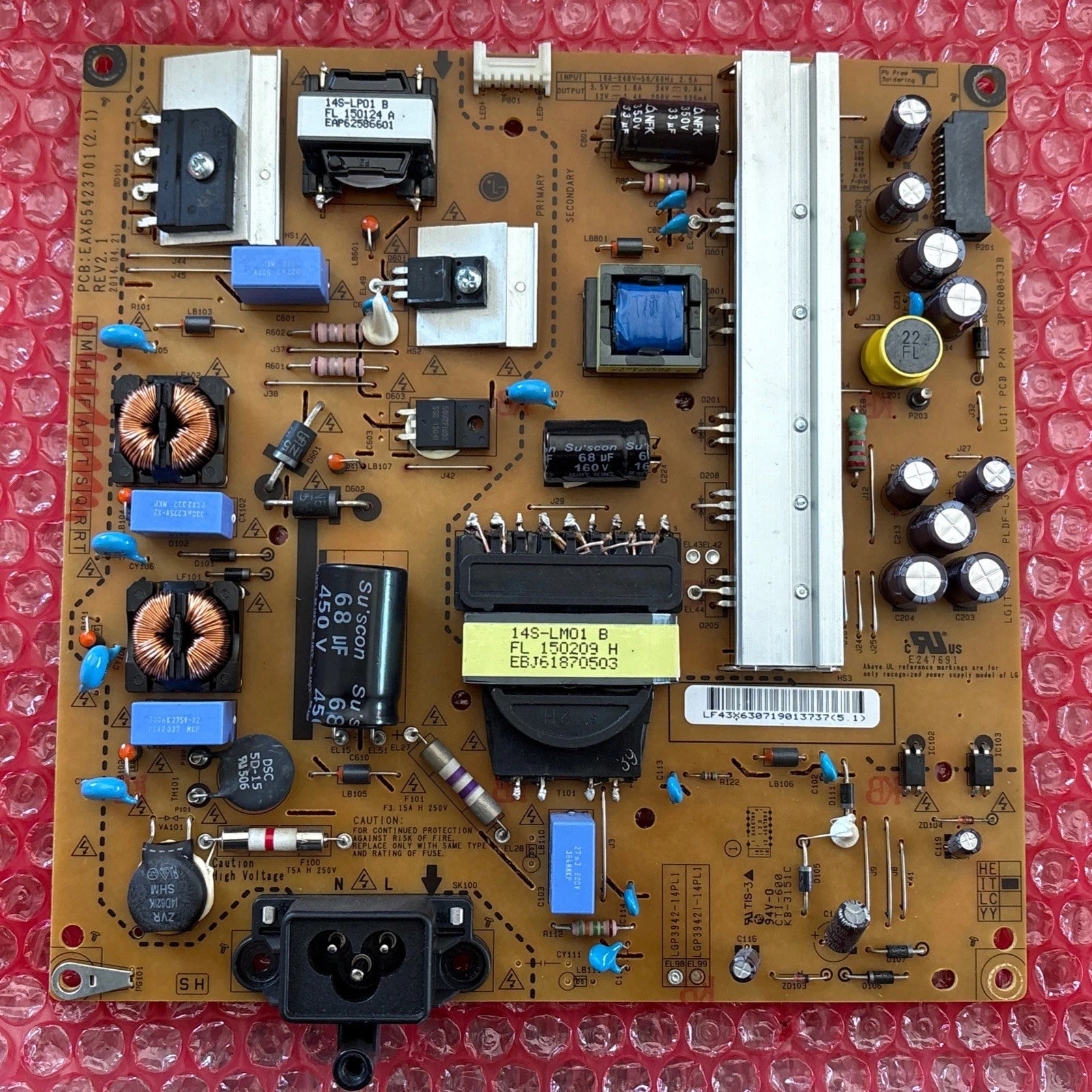 POWER BOARD EAX65423701 LG