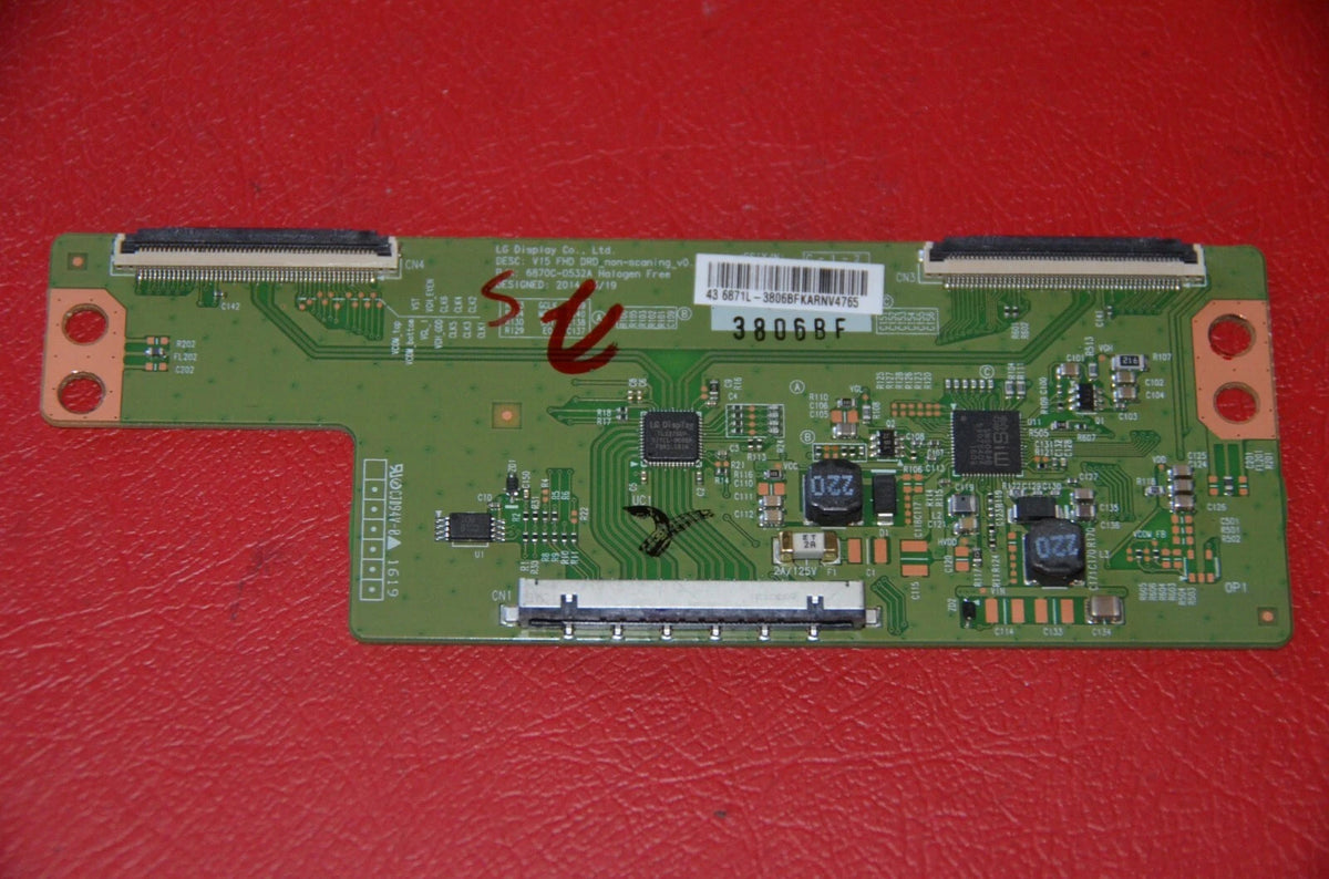 6870C-0532A T-Con Board LG 43LH560V