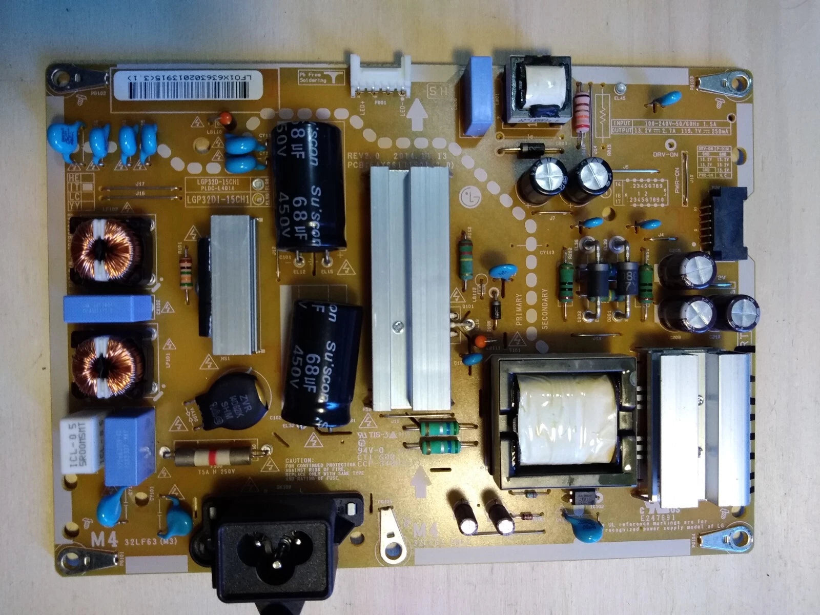 EAX66171501(2.1) POWER BOARD LG