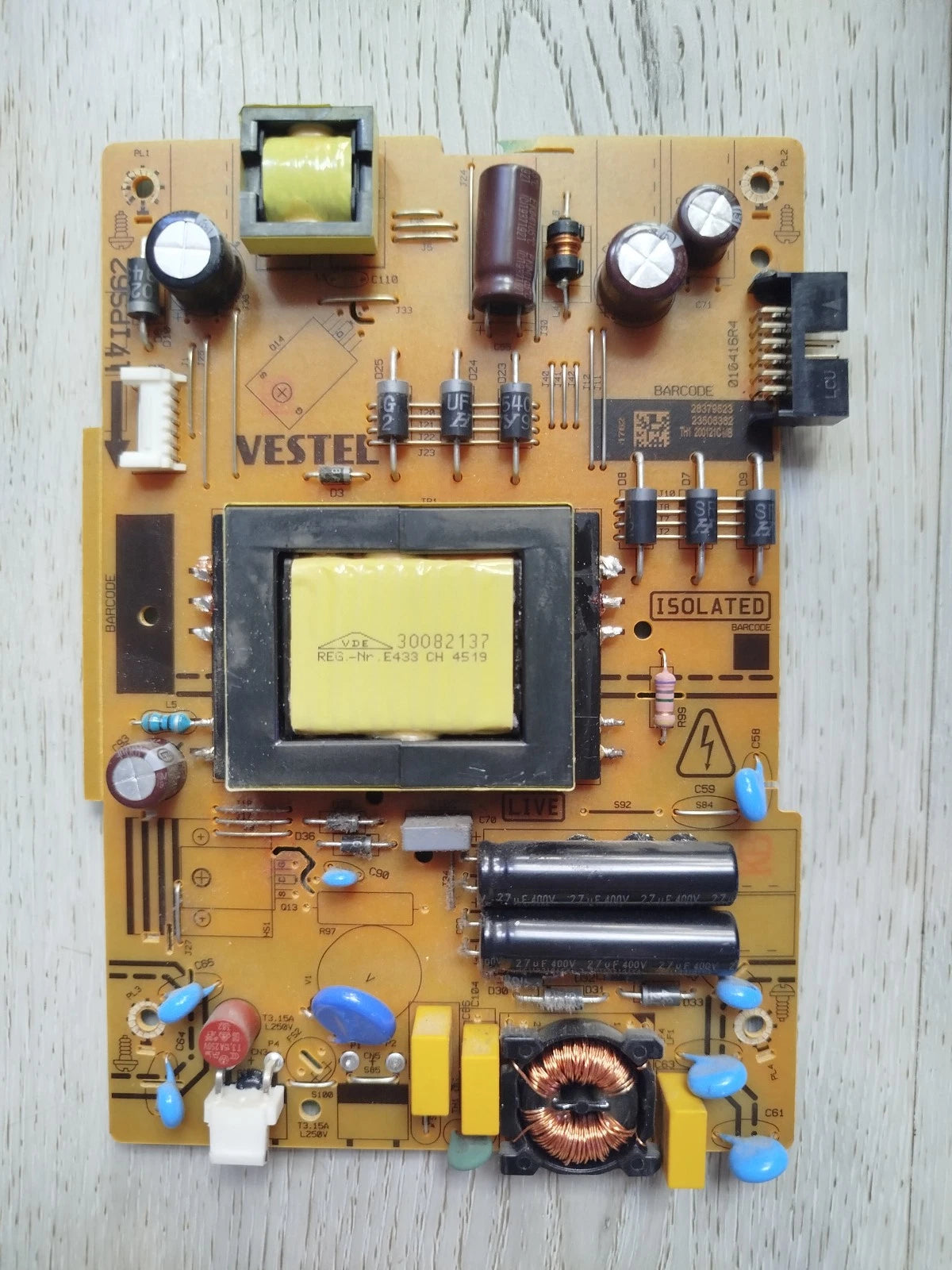 23506362 28379266 Power Board Vestel 17IPS62 per Toshiba 32W3963DA